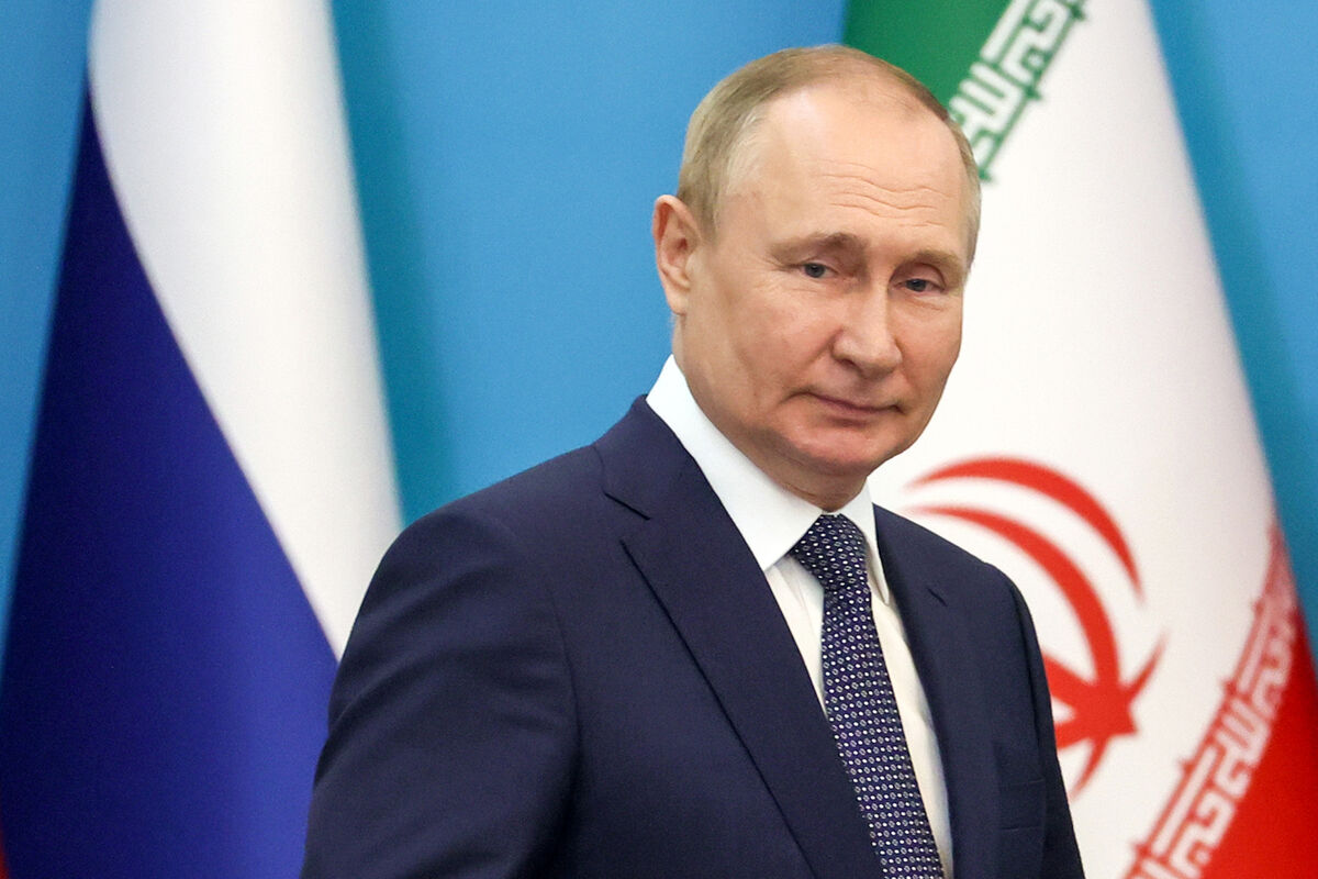 Владимир Путин во время рабочего визита в Иран, 19 июля 2022 года
