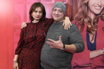 Актриса, режиссер Ирина Вилкова и актер Роман Попов на премьере фильма «Полицейский с Рублевки. Новогодний беспредел. 2» в киноцентре «Октябрь», 2019 год
