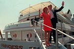 1988 год. Дональд и Ивана Трамп в Нью-Йорке. Были в браке с 1977 по 1992 год. У пары трое совместных детей