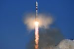 Запуск ракеты ракеты-носителя «Союз-2.1а» со спутниками на борту с космодрома «Восточный» в Амурской области, 1 февраля 2018 года
