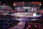 Парад атлетов на церемонии закрытия XXIII зимних Олимпийских игр в Пхенчхане
