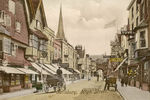 Хай-стрит в Солсбери, 1900 год
