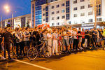 Участники акций протеста в Минске после выборов президента Белоруссии, 10 августа 2020 года