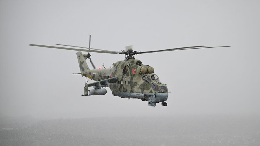 ВС РФ уничтожили четыре вертолета Ми-24 ВВС Украины в Днепропетровской области