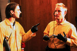 Братья Люк Уилсон и Оуэн Уилсон в кадре из фильма Уэса Андерсона «Бутылочная ракета» (1996)