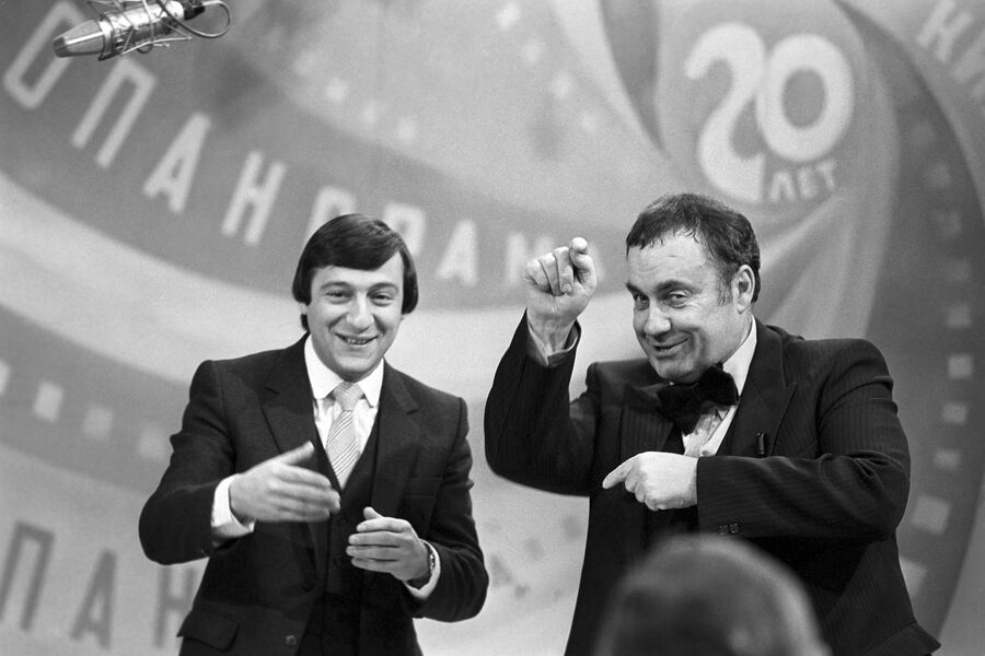 Геннадий Хазанов и Эльдар Рязанов, 1982&nbsp;год