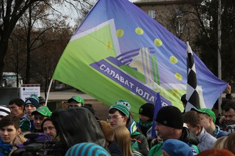 Митинг болельщиков «Салавата» 2 ноября 2014 года
