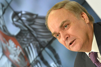 Заместитель министра обороны РФ Анатолий Антонов во время пресс-конференции, 2015 год