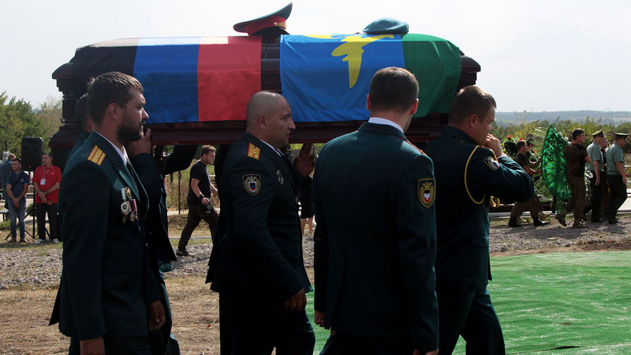 Церемония похорон главы ДНР Александра Захарченко в Донецке