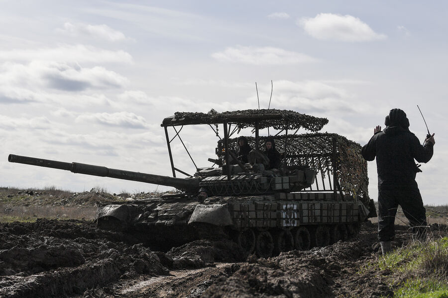 Испытание танка Т-80БВМ после ремонта