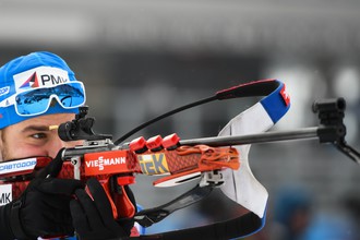 Российский биатлонист Антон Шипулин