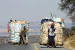 Работа мусорщиков в ЮАР, 3 июля 2023 года