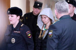 Анастасия Вашукевич (Настя Рыбка) на заседании Нагатинского суда, 19 января 2019 года