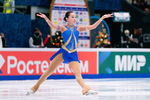 Арина Онищенко выступает в произвольной программе на чемпионате России — 2022