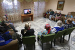 Подопечные Верхнеуслонского дома-интерната для престарелых и инвалидов смотрят пресс-конференцию президента РФ Владимира Путина