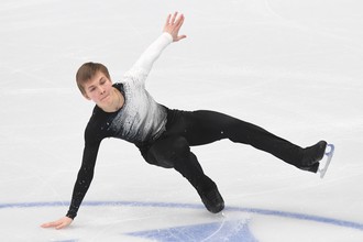 Российский фигурист Михаил Коляда на чемпионате Европы