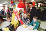 During the opening of the ninth McDonald's restaurant on Bolshaya Dorogomilovskaya Street in Moscow, 1996