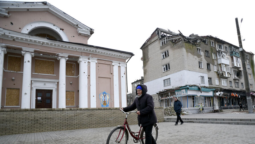 В Харьковской области Украины слышны взрывы