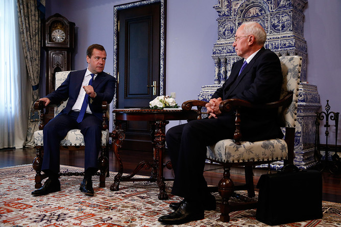 Дмитрий Медведев и Николай Азаров провели сегодня переговоры