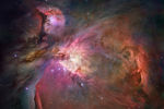 Изображение туманности Ориона, сделанное путем совмещения 520 снимков с телескопа Hubble. 2006 год