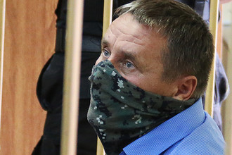 Заместитель начальника управления собственной безопасности Следственного комитета России Александр Ламонов в Лефортовском суде