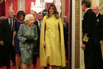 Королева Елизавета II и первая леди США Меланья на приеме в Букингемском дворце в рамках саммита глав государств и правительств стран НАТО по случаю 70-летия альянса