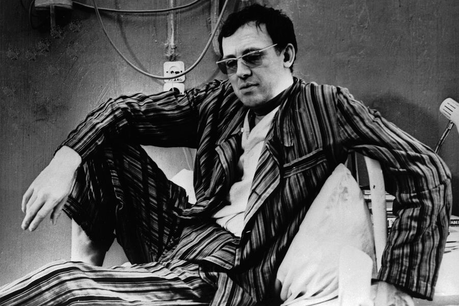Иннокентий Смоктуновский в&nbsp;роли Саши на&nbsp;съемках фильма «Степень риска», 1969&nbsp;год