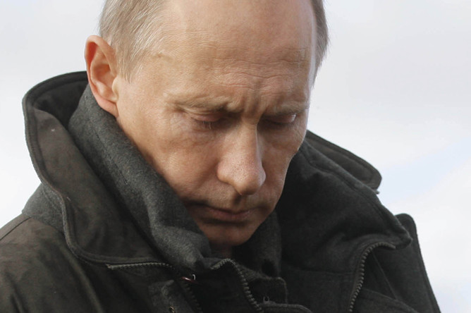 Владимир Путин на острове Самойловский в Якутии, 23 августа 2010 года
