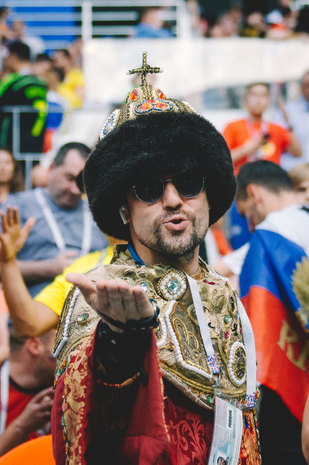 Во время матча 1/8 финала чемпионата мира по футболу между сборными Испании и России