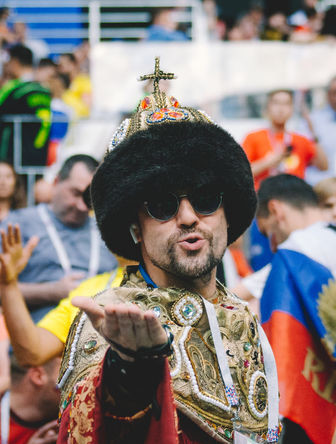 Во время матча 1/8 финала чемпионата мира по футболу между сборными Испании и России