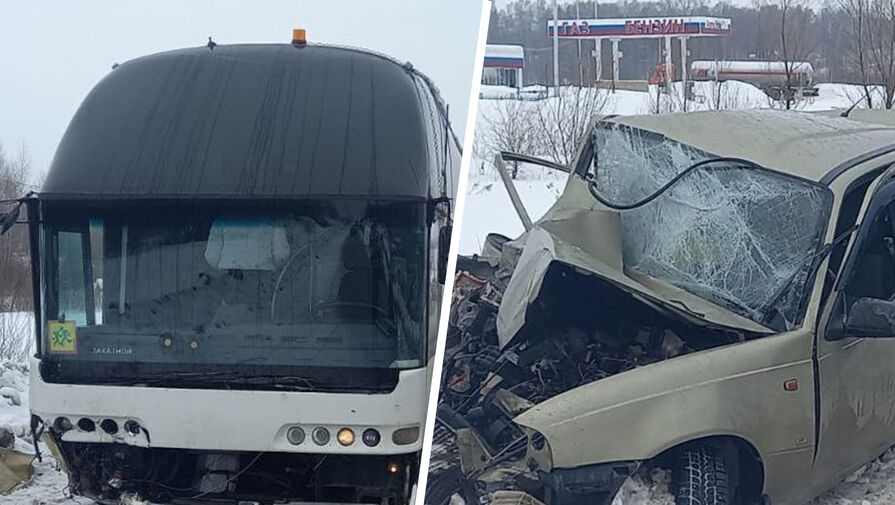 Автобус с 46 детьми попал в ДТП в Башкирии