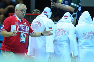 Александр Кабанов и его подопечные на Играх в Лондоне