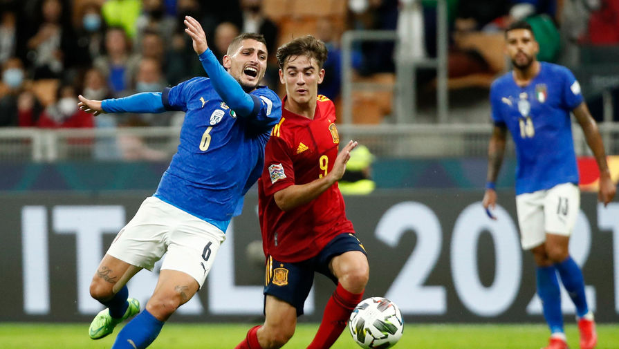 Испания обыграла Италию в матче 1/2 финала Лиги наций