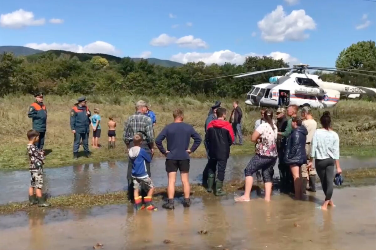 В Приморье число подтопленных домов из-за тайфуна выросло почти до 1 тыс. -  Газета.Ru | Новости