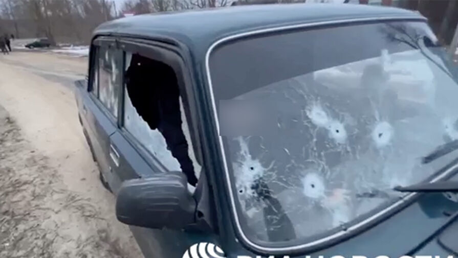 ФСБ опубликовала видео расстрелянных автомобилей в Брянской области