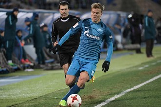 Нападающий «Зенита» Александр Кокорин
