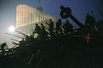 Баррикады у здания Верховного Совета РСФСР, 20 августа 1991 года