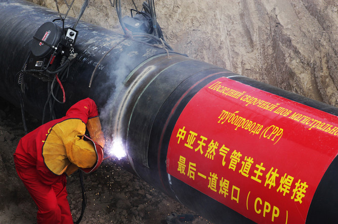 Магистральный трубопровод в Китай