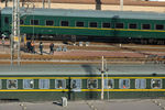 Северокорейский состав, аналогичный поезду Ким Чен Ына, на станции в Пекине, 8 января 2019 года