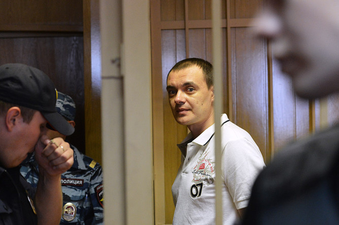 Алексей Русаков на заседании Никулинского суда Москвы
