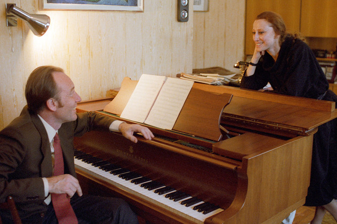 Композитор Родион Щедрин и его жена балерина Майя Плисецкая, 1984 год
