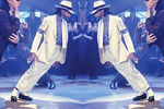 Майкл Джексон в клипе Smooth Criminal (1988), коллаж
