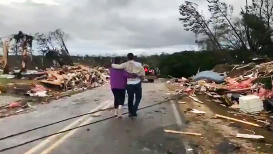 Последствия мощного торнадо в&nbsp;Алабаме