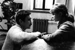 Вадим Абдрашитов и Марина Неелова на съемках фильма «Слово для защиты», 1975 год