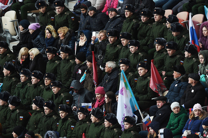 Митинг-концерт «Россия объединяет» в Лужниках
