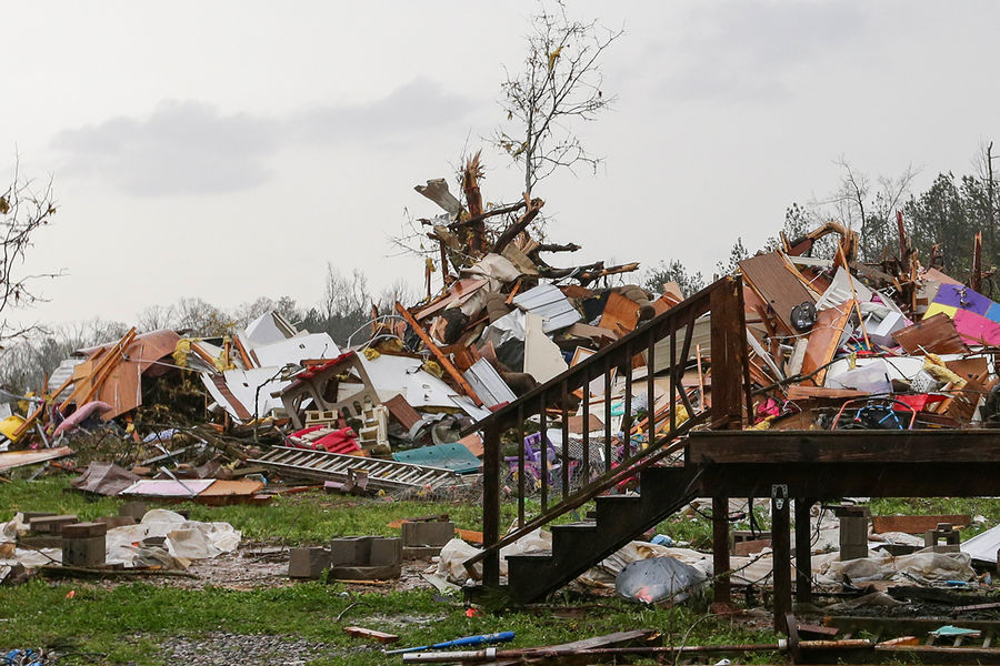 Последствия торнадо в&nbsp;штате Алабама в&nbsp;США, 25 марта 2021 года