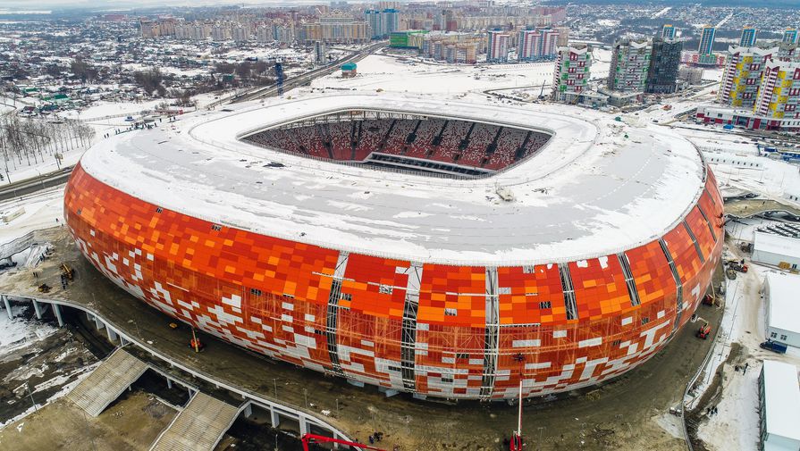 Стадион чемпионата мира 2018 года по футболу «Мордовия Арена» в Саранске