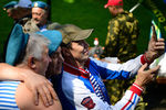 Десантники на праздновании Дня Воздушно-десантных войск в парке Горького в Москве, 2 августа 2020 года