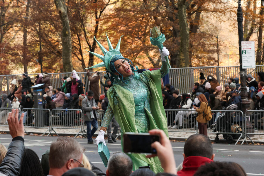 На&nbsp;параде в&nbsp;честь Дня благодарения в&nbsp;Нью-Йорке, 27&nbsp;ноября 2025&nbsp;года