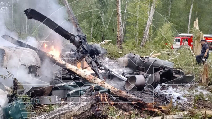 При падении вертолета Ми-8 под Челябинском погибли три человека